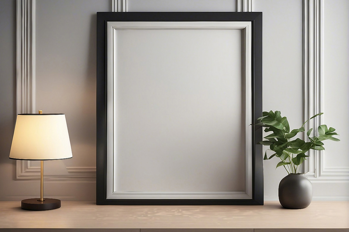 Photo Frame Mockup on the Table, an Advertising Mockup by 3djagan (Photo 2 of 4)