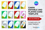UNO Game Card Canva Editable PDF, a Card Template by Snapybiz (Thumbnail 3 of 11)