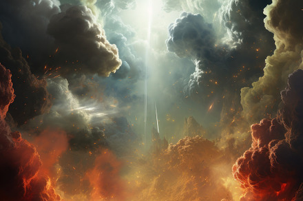 Sepia Cross Stormcloud Background preview 2