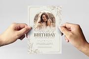 Elegant Birthday Flyer Template, a Flyer Template by BrandPacks (Thumbnail 3 of 4)