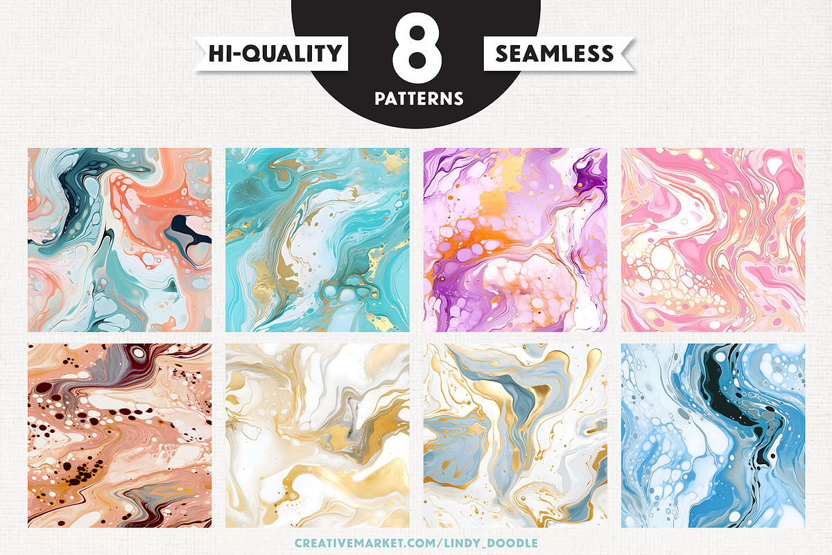 Acrylic Pour Marble Textures, a Wallpaper Graphic by Lindy_doodle (Photo 3 of 9)