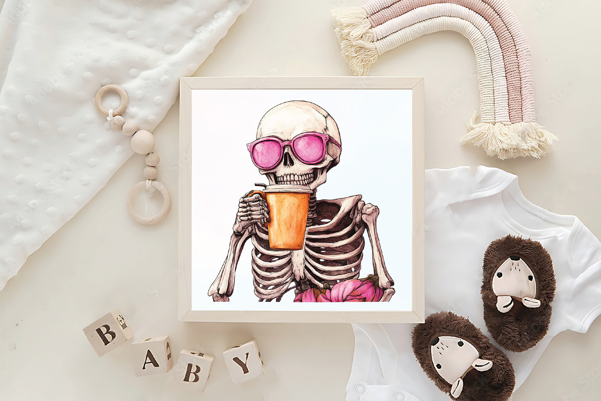 Quirky Halloween Sublimation Clipart, an Illustration by CraftArtStudio (Photo 6 of 6)