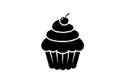 Swirled Cupcake Silhouette Set, an Object Graphic by Designer_Momina (Thumbnail 2 of 3)