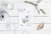 All about sea - watercolor clipart, a Decorative Illustration by long summer (Thumbnail 10 of 13)