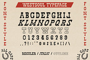 Westsoul Vintage Slab Serif, a Slab Serif Font by Oldden Works (Thumbnail 2 of 5)