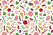 Slices of different pizza types, a Food Illustration by Good Studio (Thumbnail 14 of 19)
