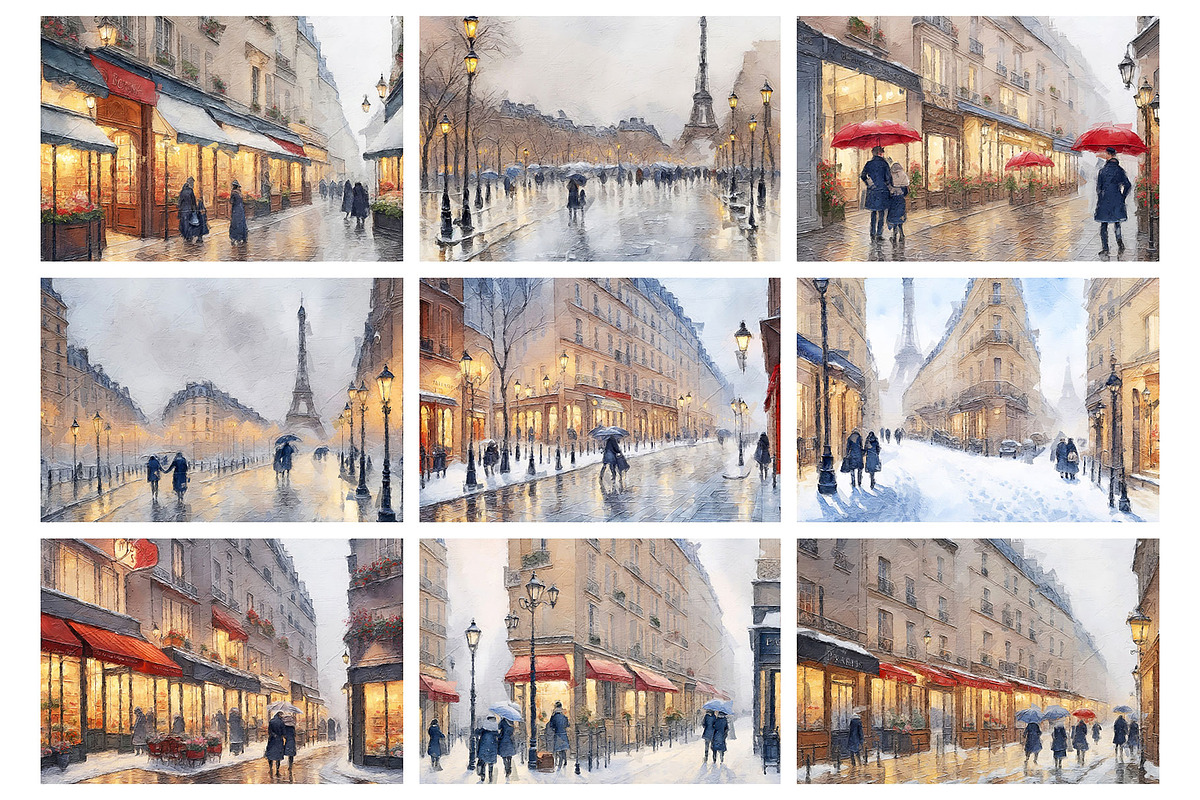 Paris Landscape, a Background Graphic by by creative paper (Photo 12 of 13)