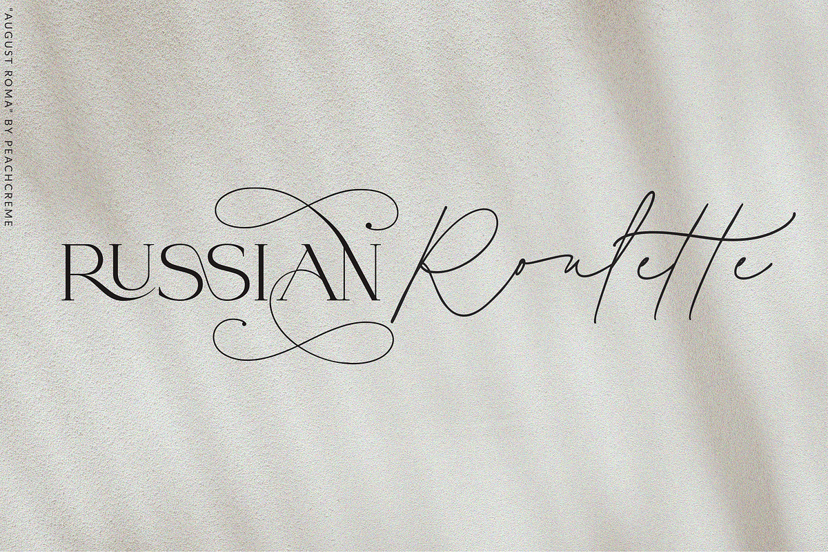 August Roma//Elegant Luxury Font Duo, a Handwritten Font by PeachCreme (Photo 28 of 43)