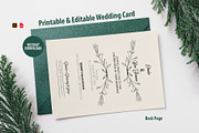 Modern Wedding Invitation Card, an Invitation Template by RolexStudio (Thumbnail 4 of 4)