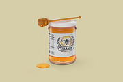 Honey Bottle Mockup, a Product Mockup by Graphicboom (Thumbnail 1 of 4)