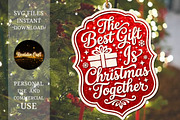 The Best Gift Is Christmas Together, an Object Graphic by OK Design (Thumbnail 2 of 3)