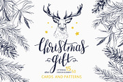 Christmas gift. Lettering & drawings, an Illustration by OlgaAlekseenko (Thumbnail 1 of 11)