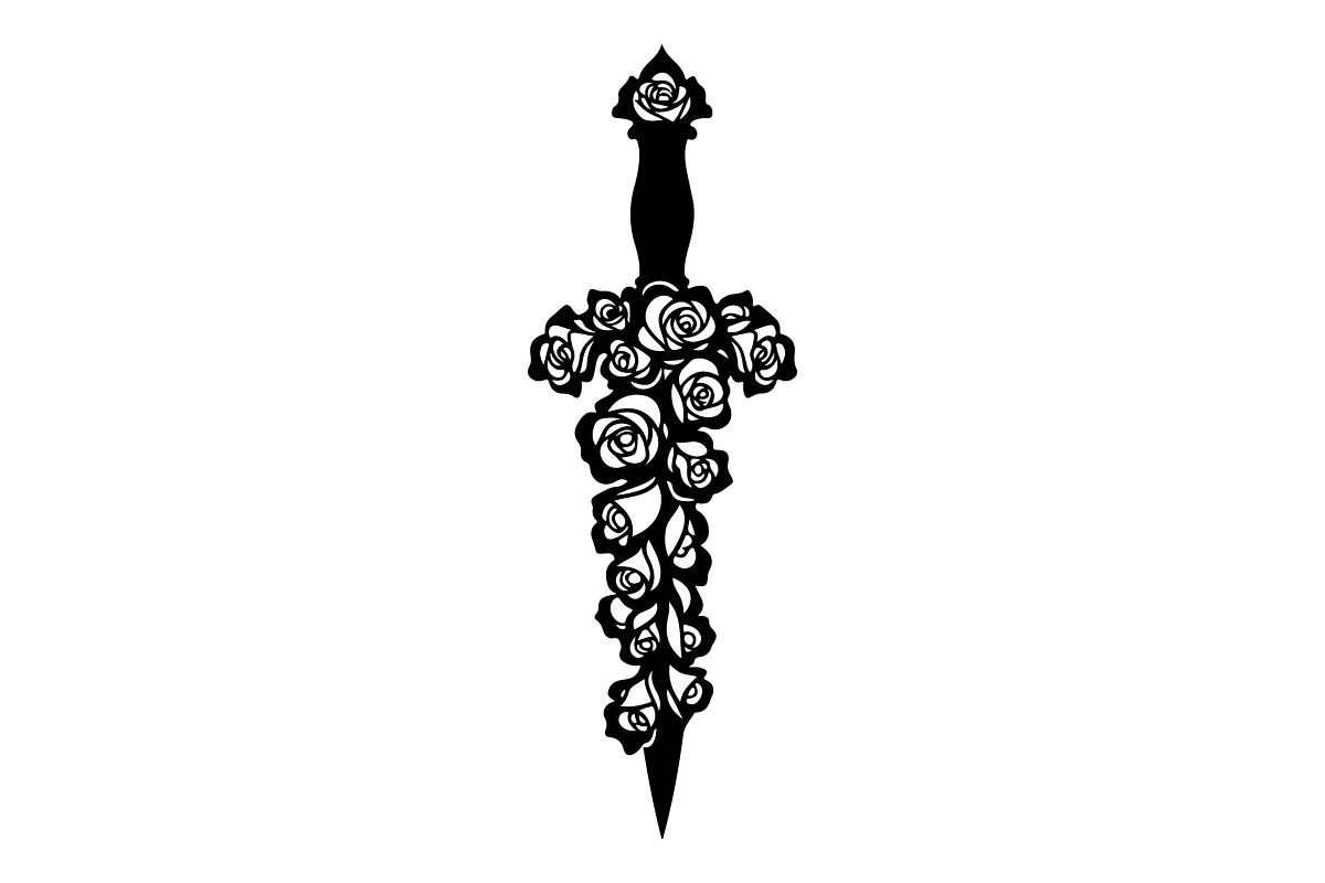 Ornamental Dagger Silhouette Bundle, an Object Illustration by Gaye Art (Photo 23 of 31)