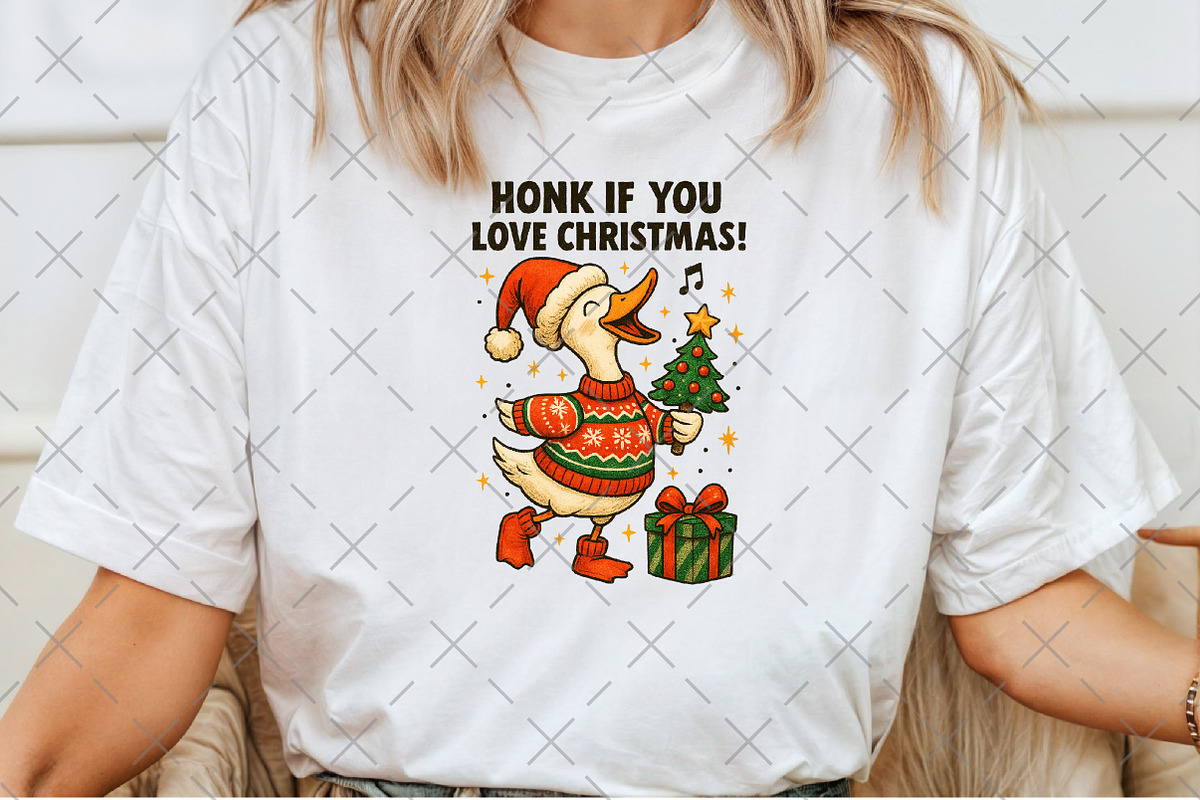 Honk If You Love Christmas Png, an Illustration by Craft Nest (Photo 3 of 6)