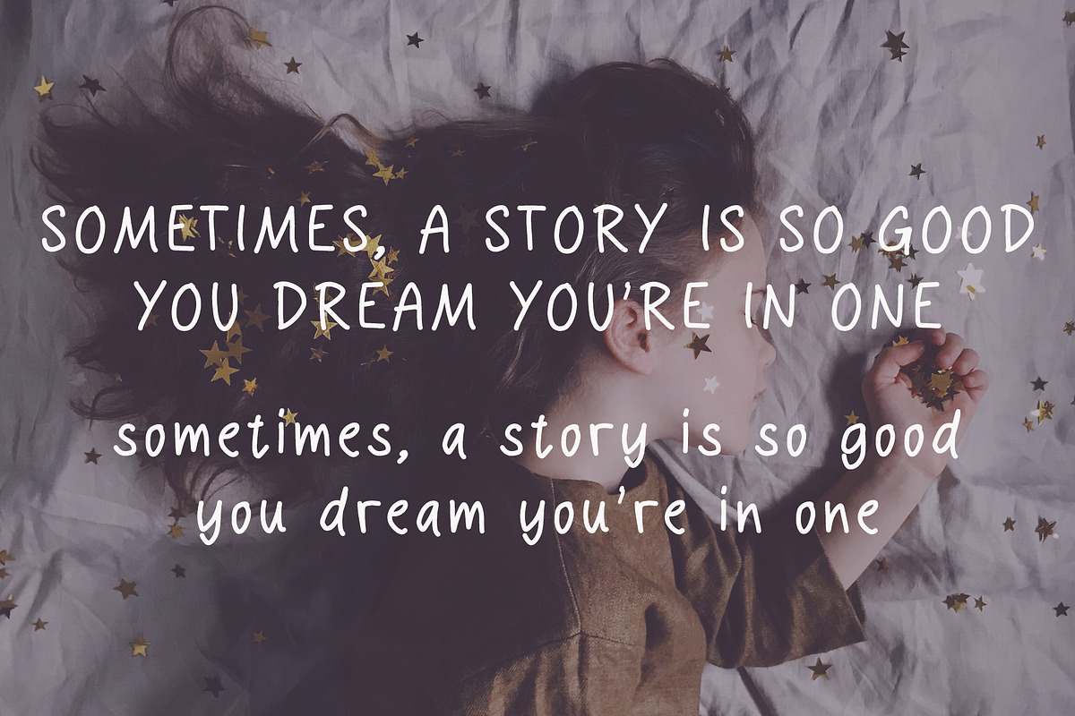 Fairy Tale - Handwritten Whimsy Font, a Handwritten Font by NordicStyleSE (Photo 2 of 9)