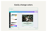 Coast Instagram Feed Canva Templates, a Social Media Template by Cultive Creative (Thumbnail 4 of 12)