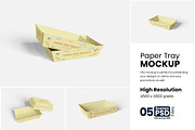 Paper Tray Mockup, a Product Mockup by bimockup (Thumbnail 1 of 6)