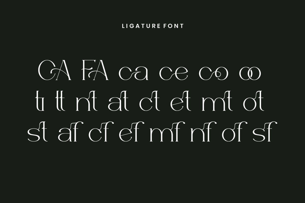 Acageto - Modern Luxury Font, a Serif Font by QR Design Studio (Photo 14 of 16)