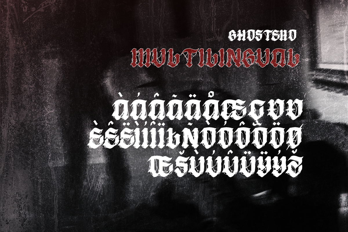 Ghostero - Horror Display, a Font by Pandeka Studio (Photo 8 of 12)