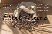 Flint Alpena sans serif font, a Sans Serif Font by TNE Designs (Thumbnail 1 of 5)