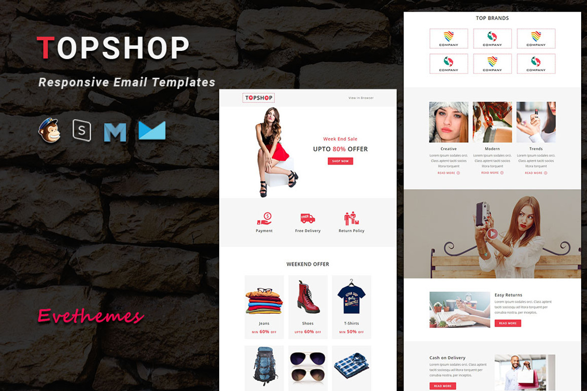 TOPSHOP - Responsive Email Newsletter