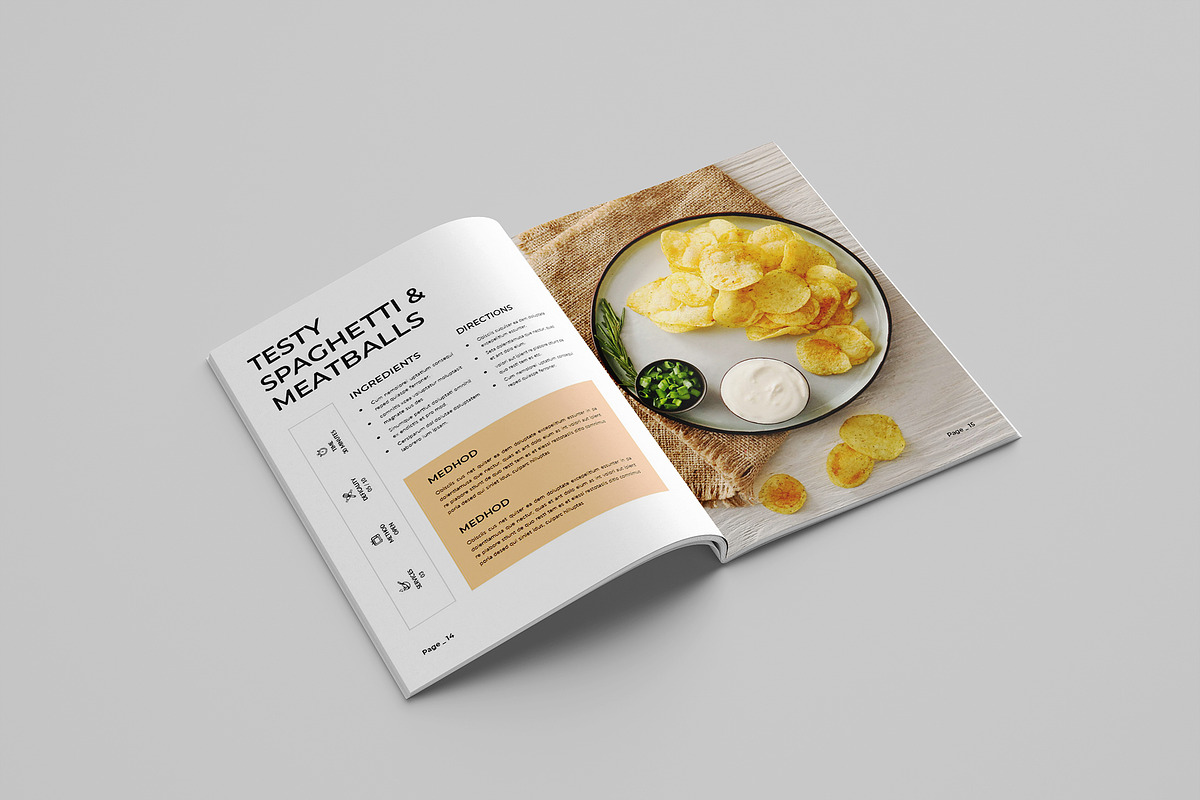 Cookbook | Recipe Book Template, a Brochure Template by Spark_Creative (Photo 8 of 17)