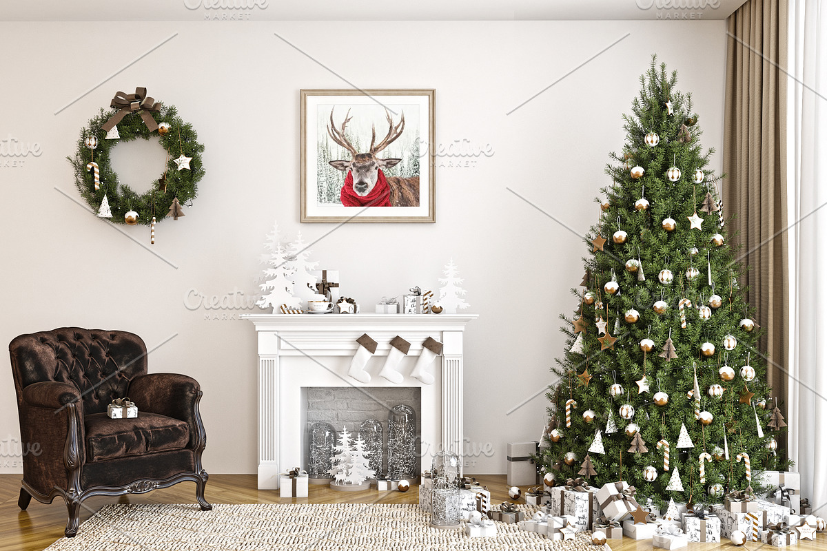 Christmas Frame Mockup Bundle -20, a Print Template by Mockup Shop (Photo 12 of 39)