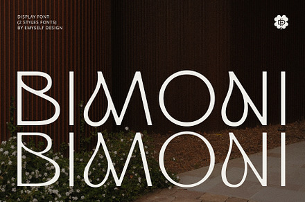 ED Bimoni - Display Typeface