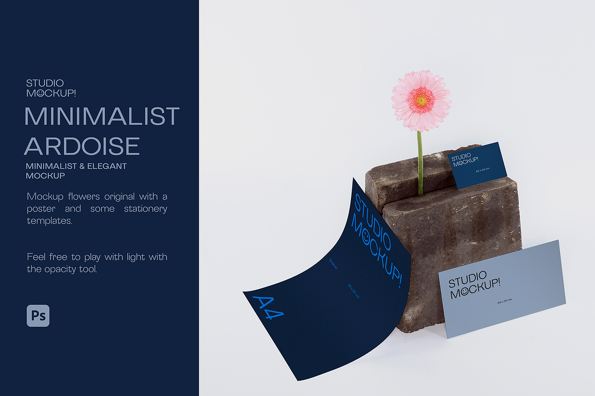 BRUT STATIONERY MOCKUP, a Graphic by Le Studio Mockup (Photo 1 of 4)