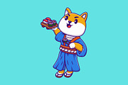 Cute Shiba Inu Dog Cartoon, an Animal Illustration by Artstorystudio (Thumbnail 4 of 7)