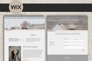 Premium Wix Template For Coaching