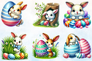 Easter Day Peeking Bunny Sublimation, a Seasonal Illustration by Rose Art (Thumbnail 2 of 4)