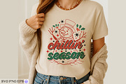 Chillin' Season Christmas Hand-Drawn, a Graphic by mh_arif (Thumbnail 4 of 4)
