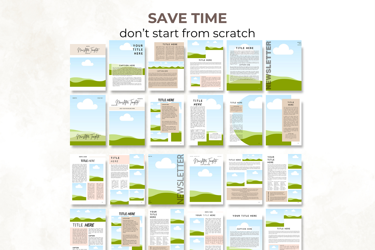 Editable in Canva Newsletter, a Marketing Template by Digital By Nikoleta (Photo 10 of 10)