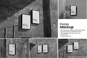 Poster Mockup, a Product Mockup by Indah (Thumbnail 1 of 6)