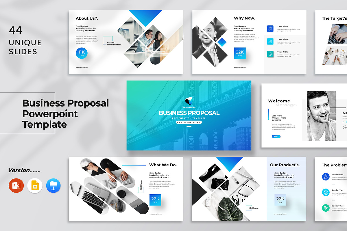 Business Proposal PowerPoint, a Presentation Template by Typetheme (Photo 1 of 7)