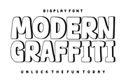 Retro Outline – Cartoon Outline Font, a Handwritten Font by KiddoGlyphs Studio (Thumbnail 3 of 5)