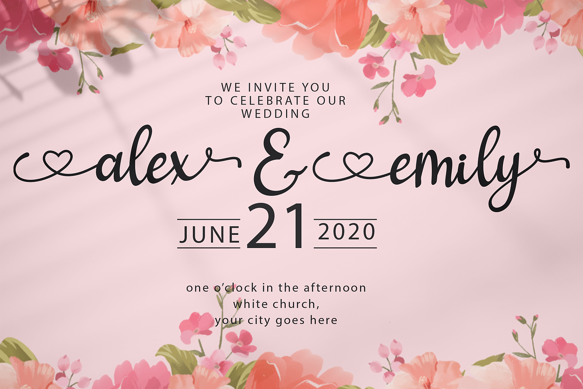 love and heart -Handwritten fonts preview 2