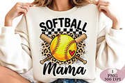 Retro Softball Mama PNG, an Illustration by Daily.Designs (Thumbnail 3 of 5)