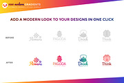 1600 Gradients Graphic Styles Bundle, a Gradient Add-On by ToonPlanet Vector Assets (Thumbnail 2 of 7)