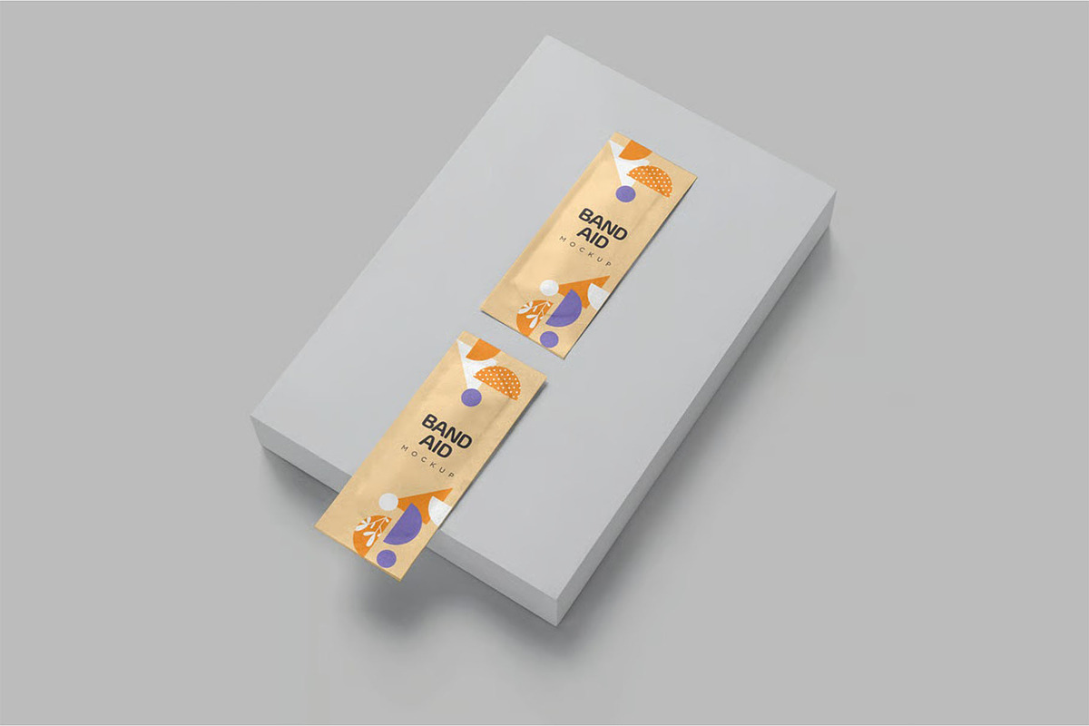 Band Aid Mockups, a Product Mockup by megostudi0 (Photo 4 of 6)