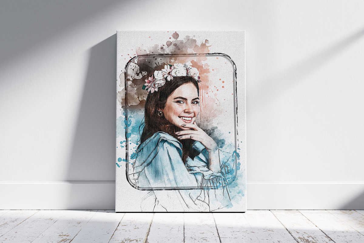 Custom Portrait Painting Effect, an Action Add-On by MRI STUDIO (Photo 6 of 39)