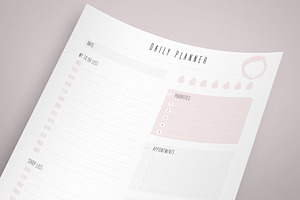 Daily & Weekly Planner Template