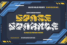 Space Sparkle - Cyber Punk Font