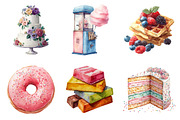 Pastel Sweets Clipart Bundle, an Illustration by Design Market (Thumbnail 3 of 3)