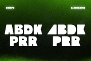 Bumps – Space Poster Display Font, a Sans Serif Font by Drizy (Thumbnail 5 of 8)