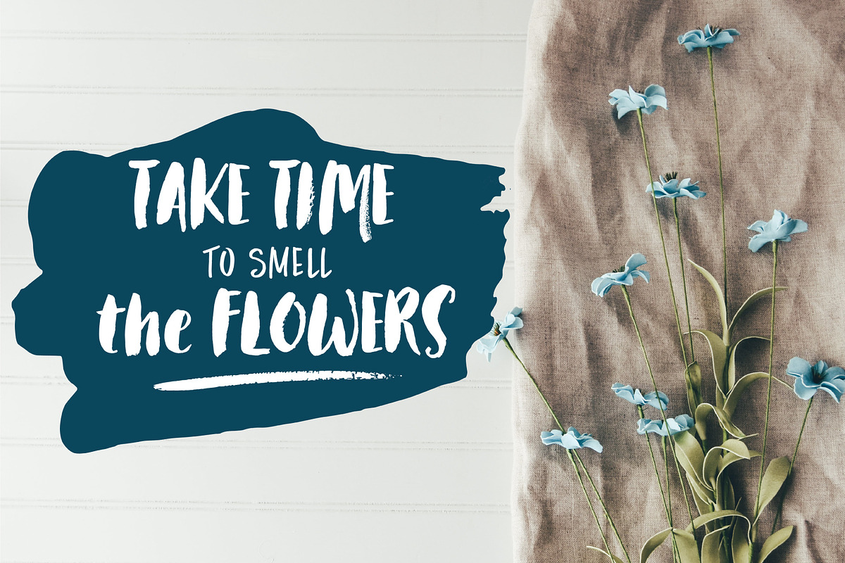 Florista Brushed Font Duo, a Script Font by Anna Ivanir (Photo 2 of 12)