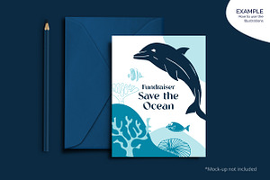 Ocean Marine Animal Illustrations