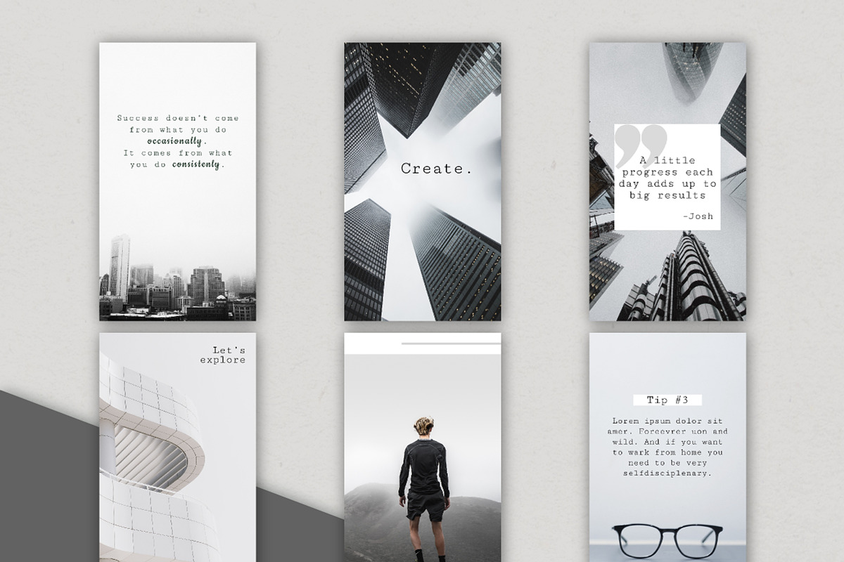 Steve|Instagram templates + stories, a Social Media Template by Nassiie (Photo 5 of 6)