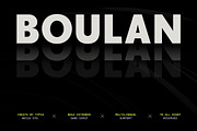 Boulan - Bold Modern Clean Logo Font, a Sans Serif Font by Typia Nesia (Thumbnail 1 of 11)
